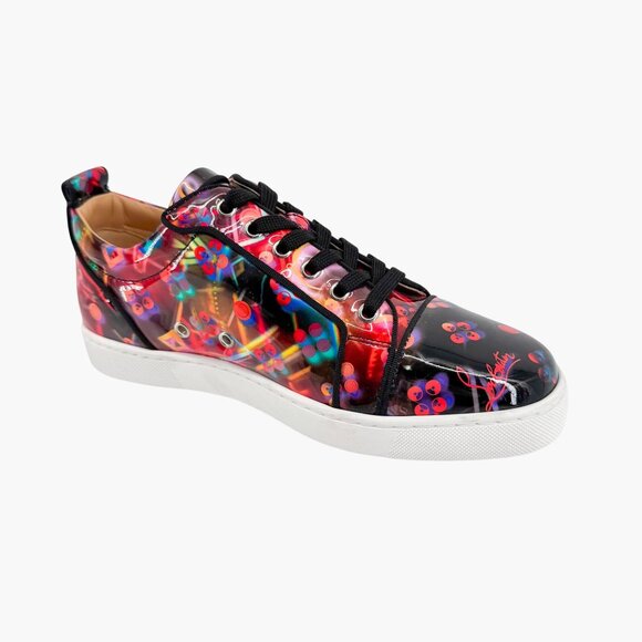 Christian Louboutin Disco Laser Sneakers Size 40 US 10 Louis Junior Orlato - Picture 11 of 14